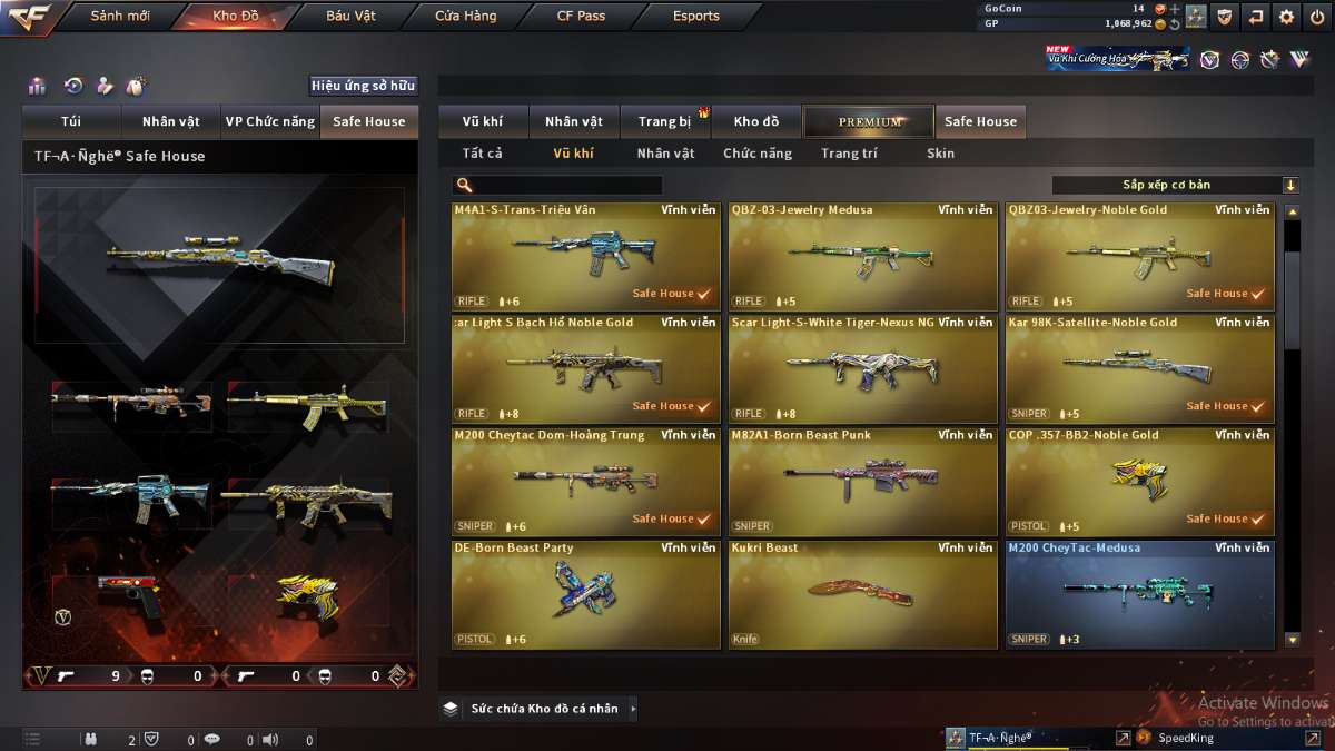 shop acc cf uy tin gia re